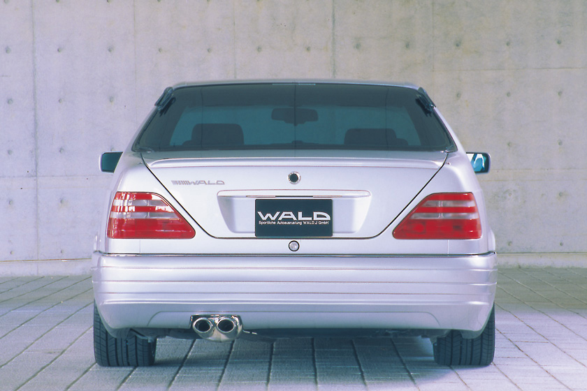 WALD Mercedes CL-Class C140 1992–1998 Executive Line — rear view with WALD badging and twin exhaust tailpipes