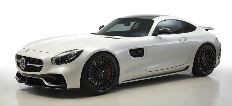 Mercedes-AMG GT C190 WALD Black Bison Edition — studio front three-quarter profile
