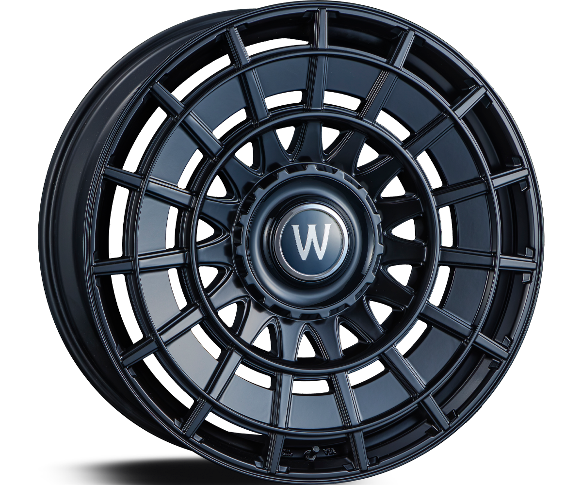 WALD ZETTON Forged 24-inch 1-piece forged wheel in Matte Black