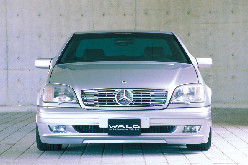 WALD Executive Line Mercedes CL-Class C140 — head-on front view with WALD front spoiler and grille