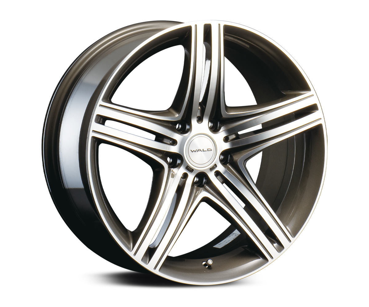 WALD MAHORA M11C 21 inch Gunmetal Polish 1-piece wheel