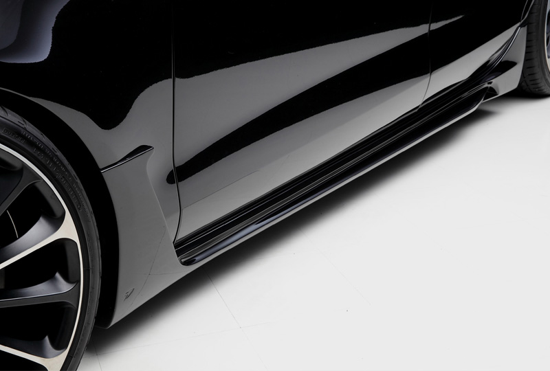 WALD Audi A7 side skirt detail — WALD Sports Line side skirt profile along the sill