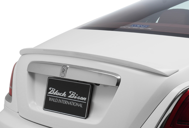 WALD Rolls-Royce Wraith boot spoiler detail — Premier Auto Design UK and Europe