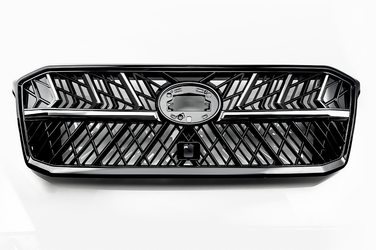 WALD Land Cruiser 300 ZX front grille component, studio product shot