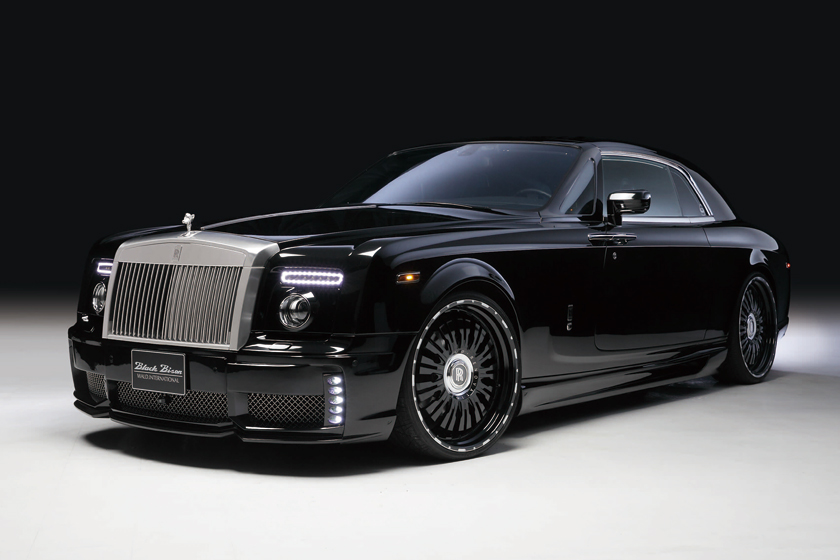 WALD Black Bison Edition Rolls-Royce Phantom Coupé body kit — front three-quarter view — Premier Auto Design