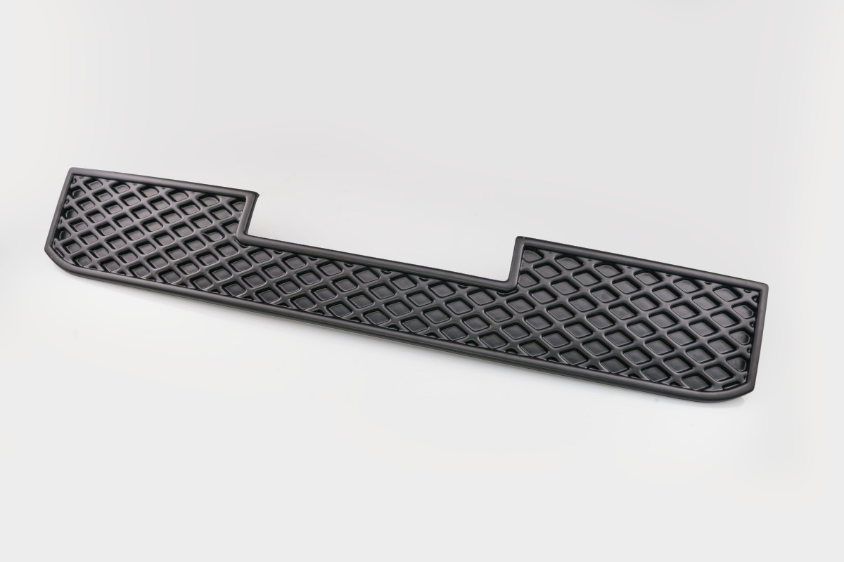 WALD Land Cruiser 300 ZX front bumper mesh grille insert, studio product shot