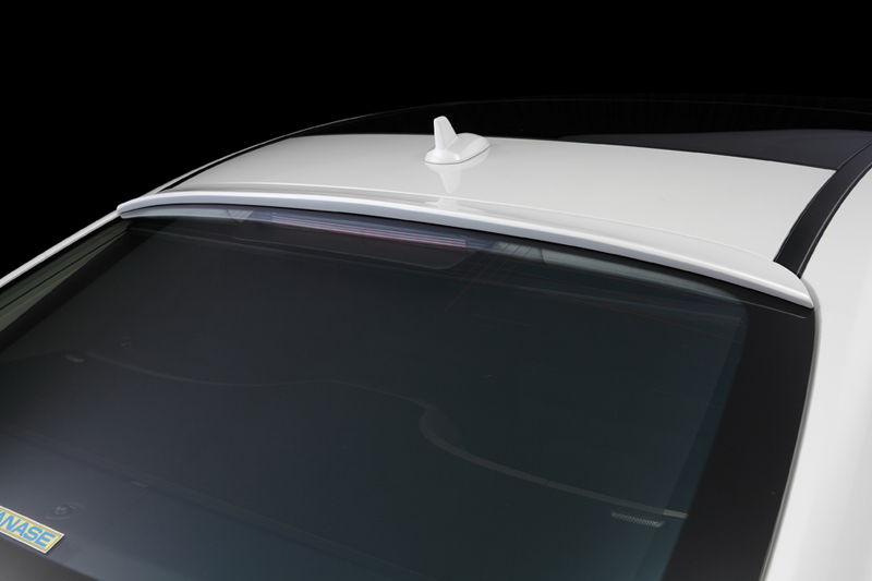WALD Mercedes-Benz S-Class W222 roof spoiler detail in white