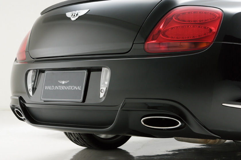 WALD Bentley Continental GT rear bumper skirt and exhaust detail, Executive Line 2003–2007