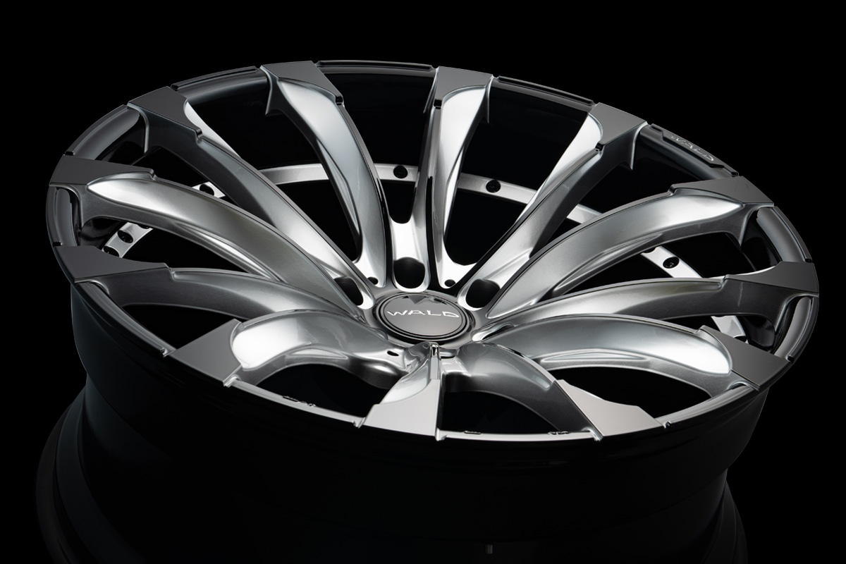WALD JARRET J11C in Special Order Silver / Black / Polish finish, three-quarter studio view