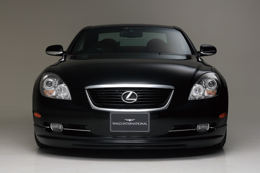 WALD Lexus SC430 UZZ40 front styling — head-on view with WALD front spoiler