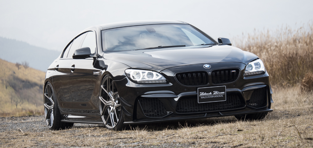 WALD BMW 6 Series Gran Coupe F06 Black Bison photographed outdoors, front three-quarter view 2012–2019