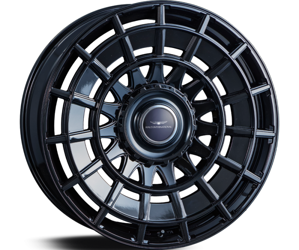 WALD ZETTON Forged 24-inch 1-piece forged wheel in Gloss Black