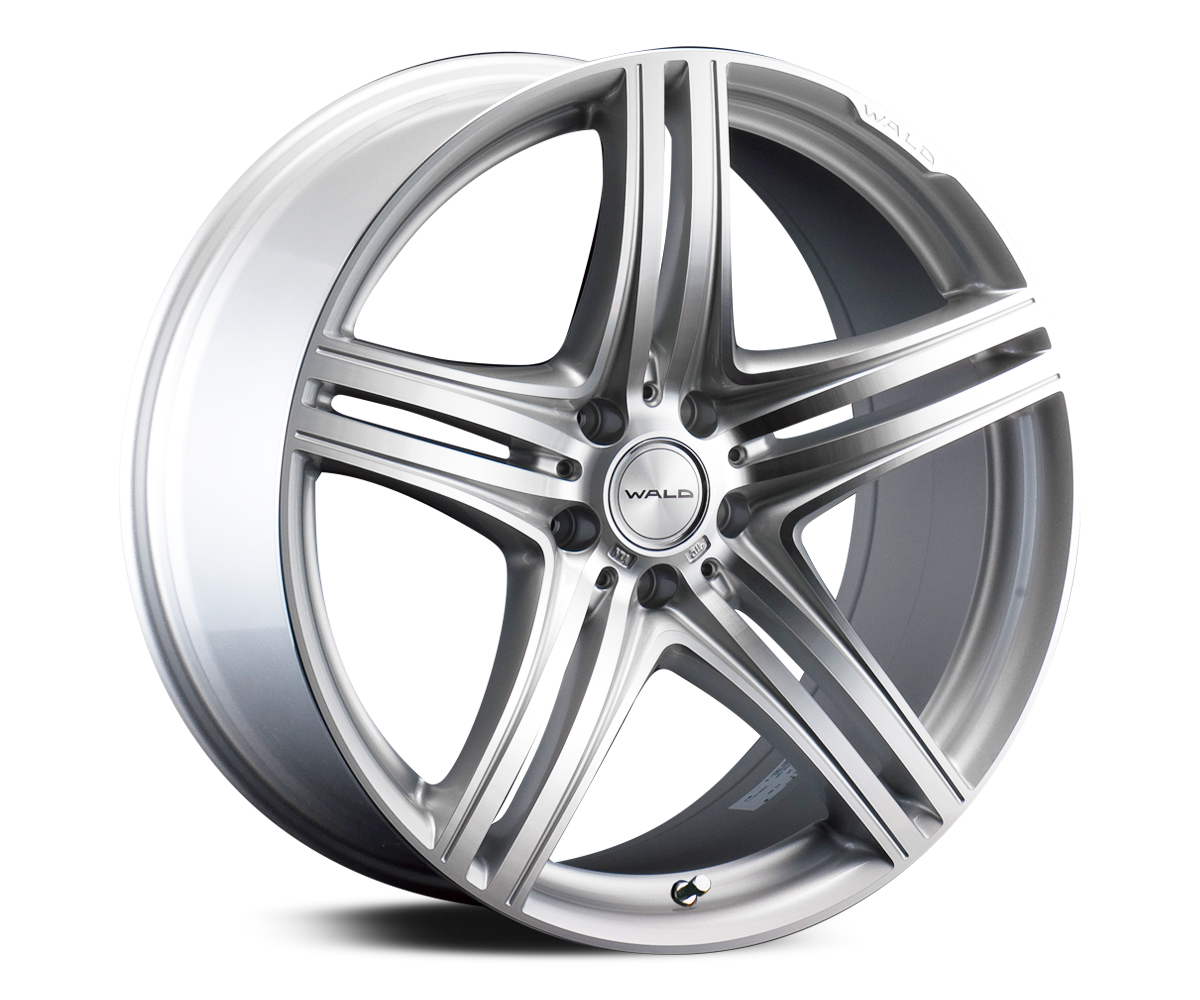 WALD MAHORA M11C 21 inch Silver Polish 1-piece wheel