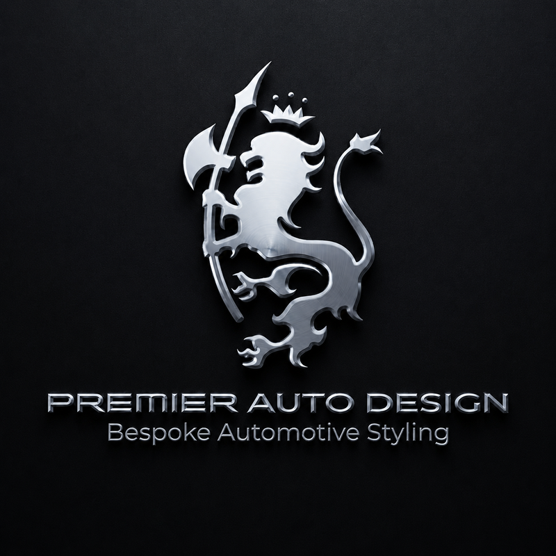 Premier Auto Design logo — exclusive UK and European distributor for WALD International